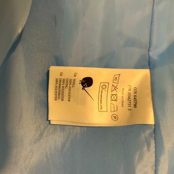 MONKI Blue Autumn/Spring Coat - Picture 5 of 5